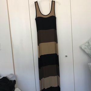 Striped maxi dress